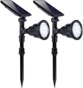 Solar Spotlights Outdoor 18 LED 300 Lumens Waterproof Adjustable Wall Light by MOLEBIT