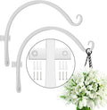 FEED GARDEN 2 Pack 12 Inch Hanging Plant Bracket Wall Hooks Decorative Plant by FEEDGARDEN