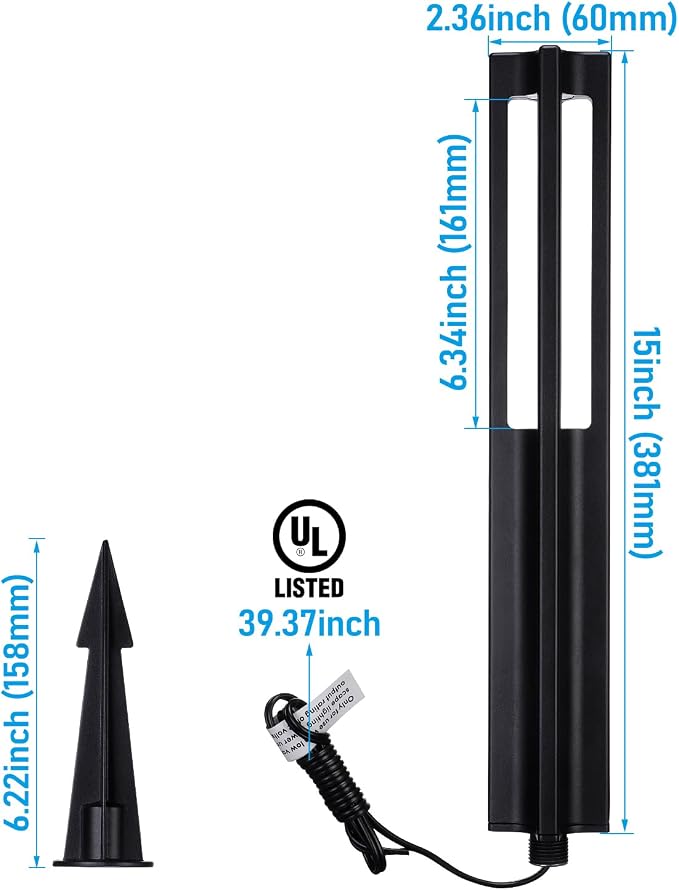 LEONLITE 5CCT 10-Pack Low Voltage Landscape Pathway Lights, Update - Image 8