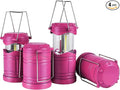 Lichamp LED Camping Lantern, 4 Pack Battery Powered Flashlight by Lichamp
