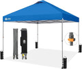 CROWN SHADES Adjustable Height on The Fly, 10x10 Pop Up Canopy by CrownShades