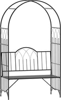 Outsunny Metal Trellis Arbor Arch by Outsunny