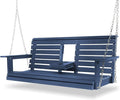 Poly Lumber 3-Seat Porch Swing, HIPS 5-Feet Bench Swing by Mosbrisa