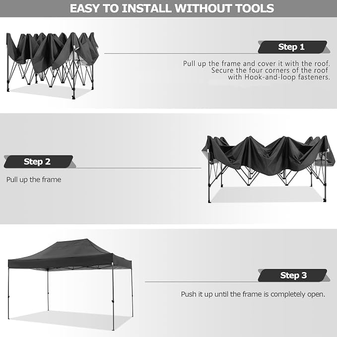 COBIZI 10x15 Pop up Canopy Tent 10x15 Canopy - Image 5
