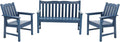 Stoog Outdoor Chairs & Bench Set, All-Weather Patio Furniture Set, Include 2 by Stoog