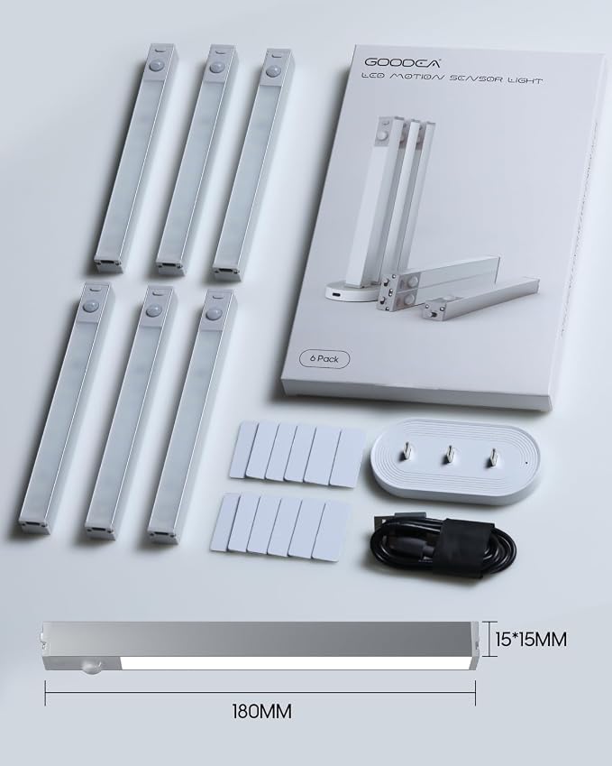 6 Pack Led Under Cabinet Lights Wireless - Image 9