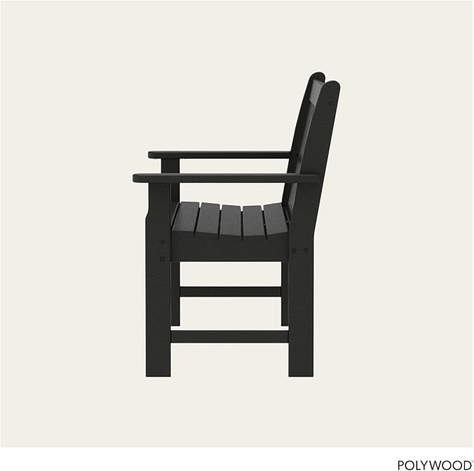 POLYWOOD GNB48BL Vineyard 48" Bench - Image 6