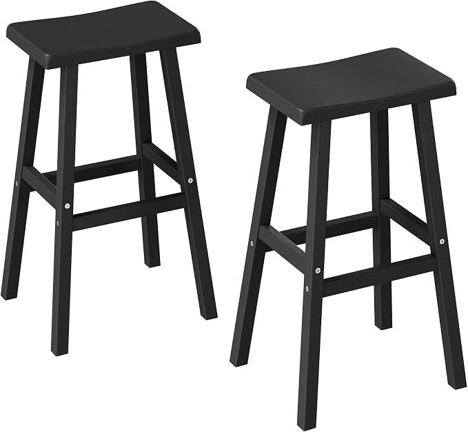 NUNU LAB HDPE Weatherproof Bar Stools Set of 2-29 Inch Bar Height Stools by NUNULAB