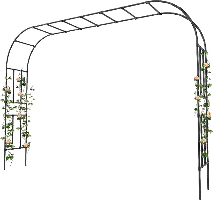 Garden Arch, Trellis for Climbing Plants Outdoor, Garden Arch Arbor for Flower by CaroTex