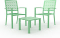 GAOMON 3 Piece Patio Bistro Set, Outdoor Patio Furniture Set by GAOMON
