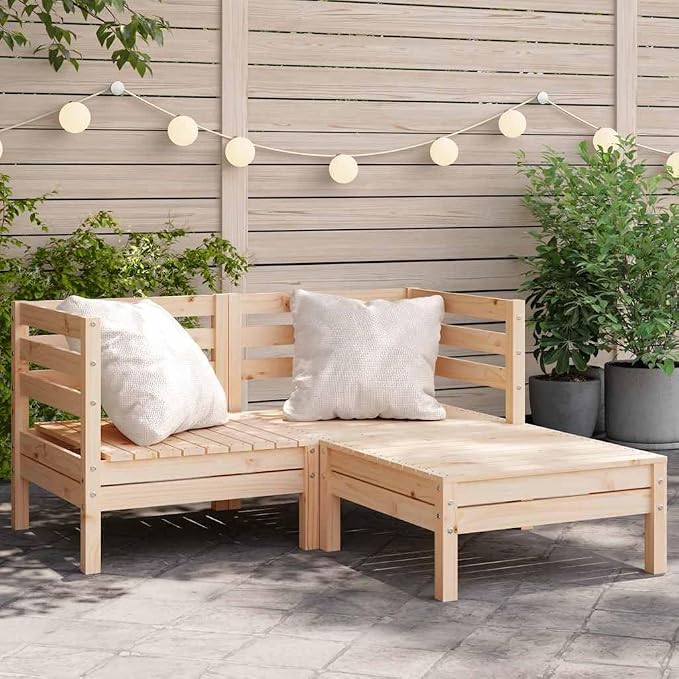 vidaXL 2 Seater Garden Sofa - Image 2
