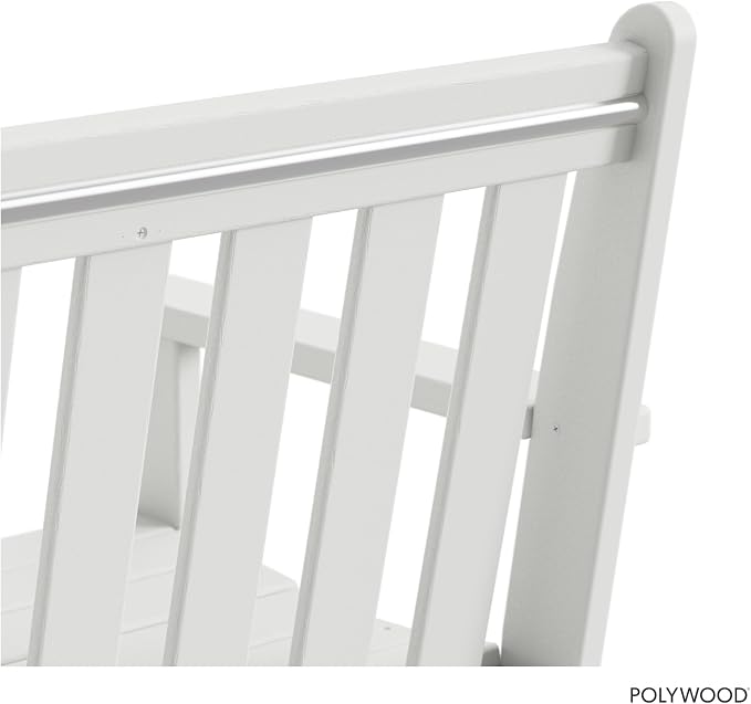 POLYWOOD GNB48WH Vineyard 48" Bench - Image 7