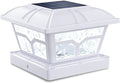 SIEDiNLAR Solar Post Cap Lights Outdoor 2 Color Modes 8 LEDs by Siedinlar