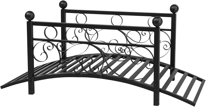 Ochine Metal Garden Bridge Classic Arc Footbridge by OchinePlayandLearn
