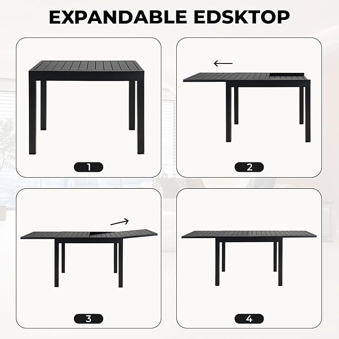 Grand patio 7-Piece Patio Dining Set - Image 5