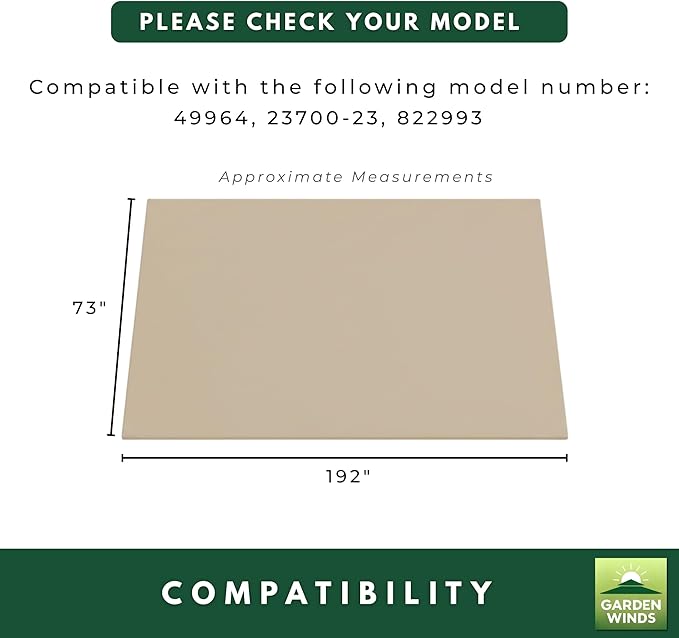 Garden Winds Durable Replacement Canopy Top Cover Compatible - Image 7