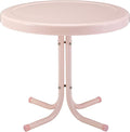 Crosley Furniture Griffith Weather Resistant Retro Metal Outdoor Side Table by CrosleyFurniture