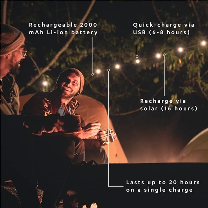 MPOWERD Luci Solar String Lights: Rechargeable via Solar and USB, Power Bank - Image 6