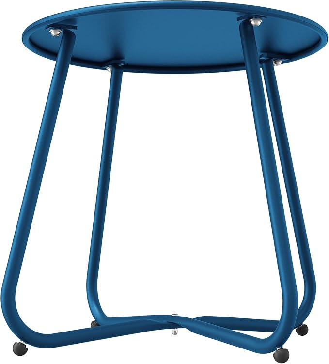 Grand patio Small Round Side Table Outdoor Side Table - Image 8