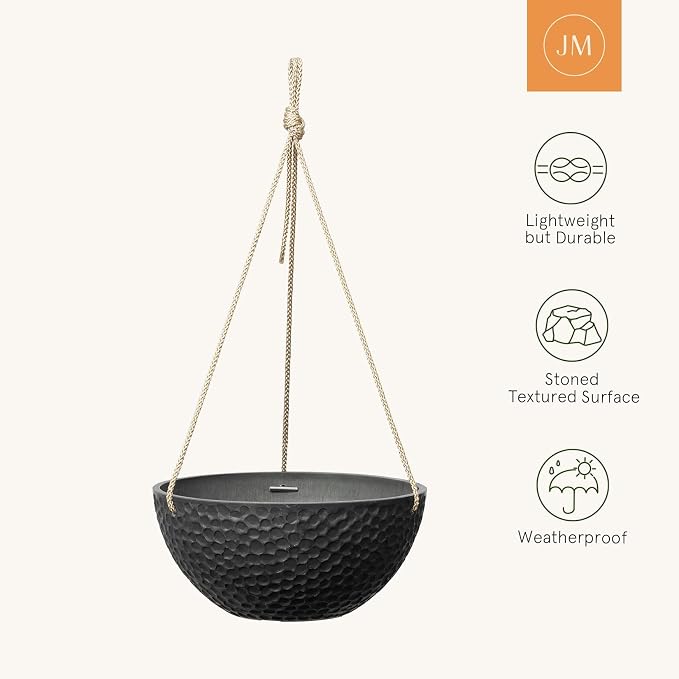 LA JOLIE MUSE Hanging Planters for Indoor Plants, Medium Hanging Planters - Image 7