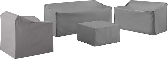 Crosley Furniture Patio Furniture Covers, Waterproof 4-Piece Cover Set by CrosleyFurniture