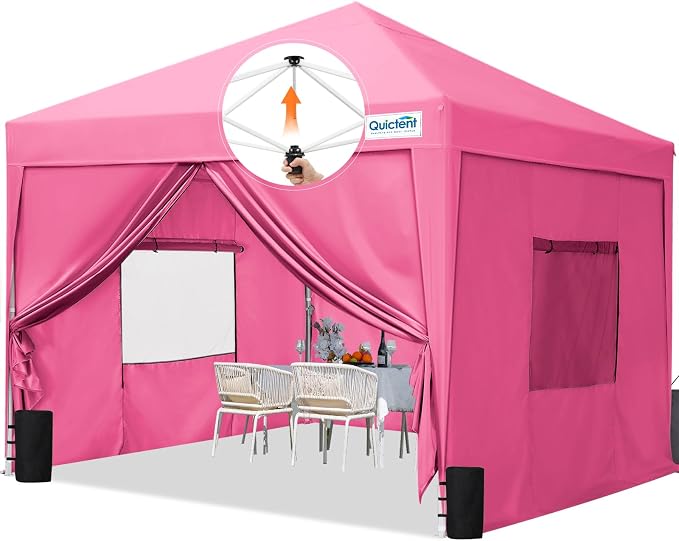Quictent Privacy 8x8 Pop up Canopy Tent by QUICTENT