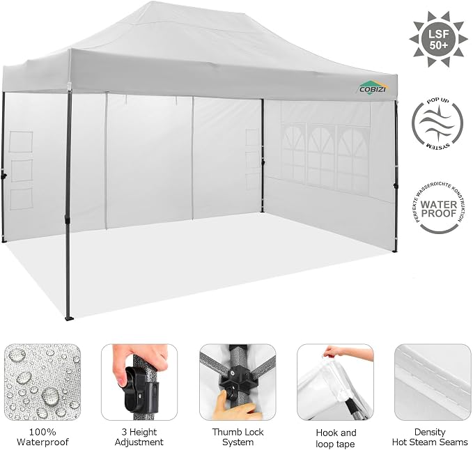 COBIZI 10x15 Pop up Canopy Tent 10x15 Canopy - Image 2