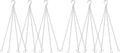 garini 6 Pack, 23 Inch Silver Hanging Baskets Chain, Hanging Chains by garini