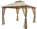 Garden Winds Reinforced RipLock 350 Replacement Canopy Top and Netting Set by GardenWinds