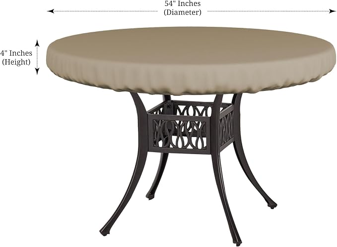 Covers & All Round Table Top Cover, 12 Oz Waterproof UV & Weather Resistant - Image 2