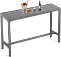 Outdoor Patio Counter Height Bar Table by Unknown