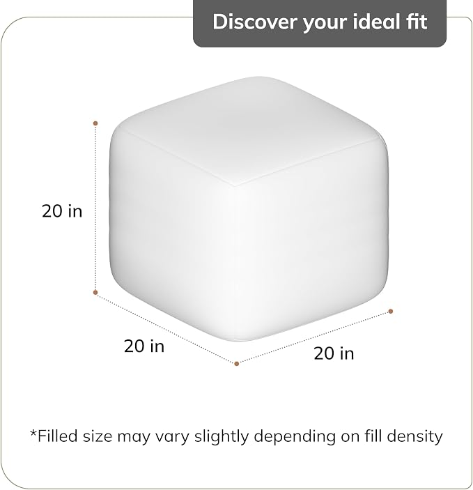 Anji Mountain 100% Handmade & Handcrafted Comfortable Home Décor Pouf Ottoman - Image 3