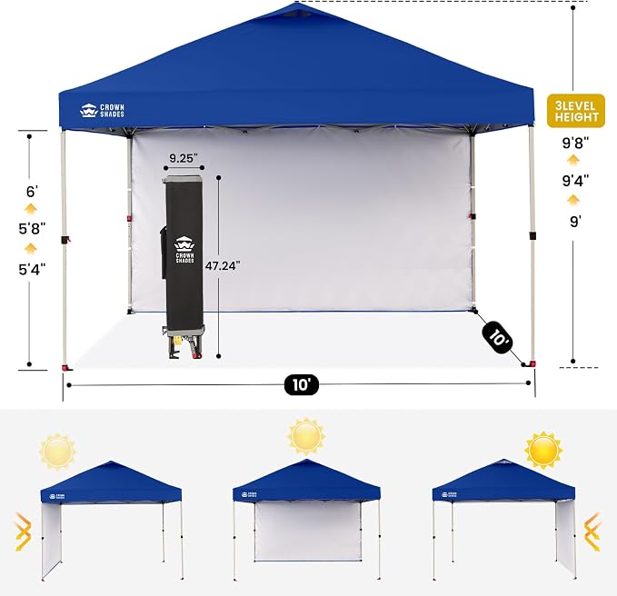 CROWN SHADES 10x10 Pop Up Canopy - Image 3
