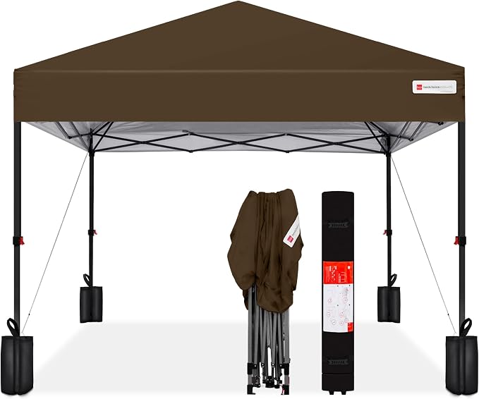 Best Choice Products 10x10ft Pop Up Canopy Tent, Outdoor Shade, 1 Person 1 by BestChoiceProducts