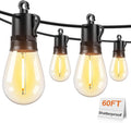 Brightever LED Outdoor String Lights, 60FT Patio Lights by Brightever