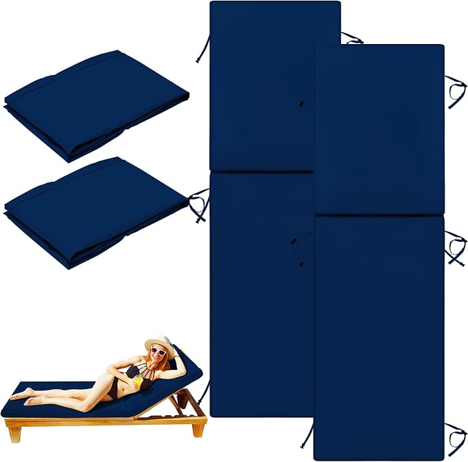 Outdoor Chaise Lounge Cushions Covers by Iheqard