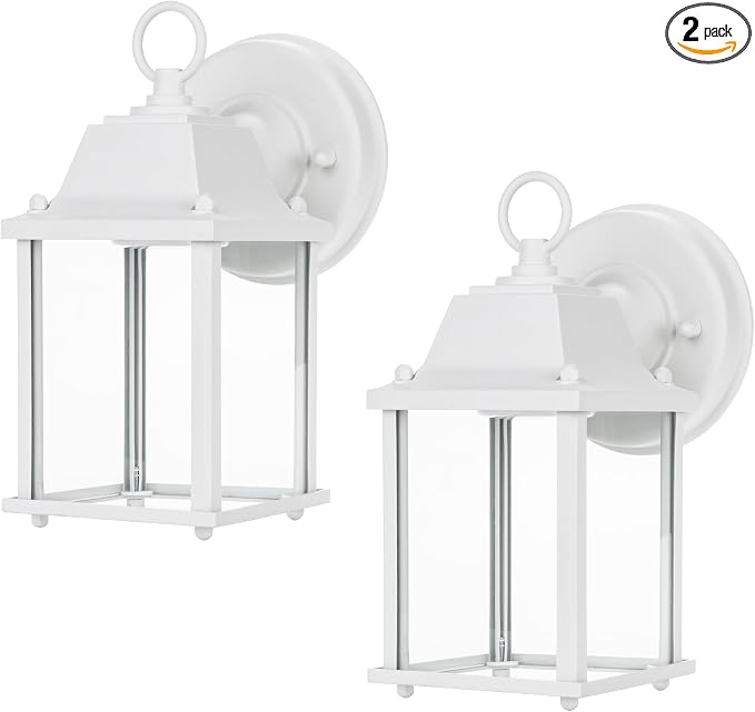 LIT-PaTH Outdoor LED Wall Lantern, Wall Sconce as Porch Light, 9.5W 800 Lumen by LIT-PaTH