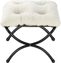 15" Foldable Foot Stool Ottoman by WELL-STRONG