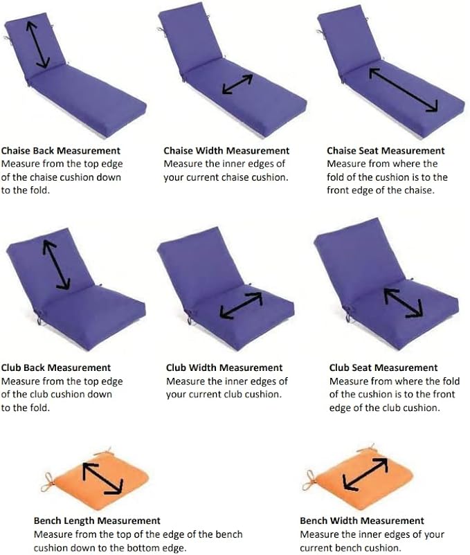 Sunbrella Patio Chaise Cushions - Image 6