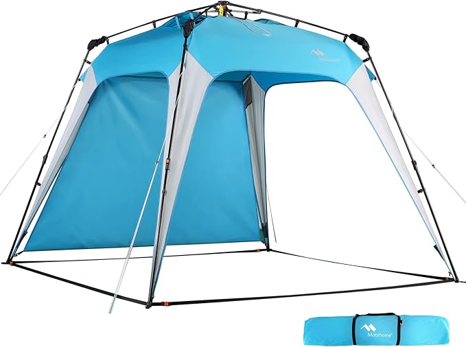 8.2'x8.2' Instant Pop Up Canopy, Easy Setup Portable Canopy by MobihomeOutdoor