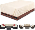 Rectangular Patio Furniture Covers, Upgraded 600D Heavy Duty Outdoor Furniture by Rileytee