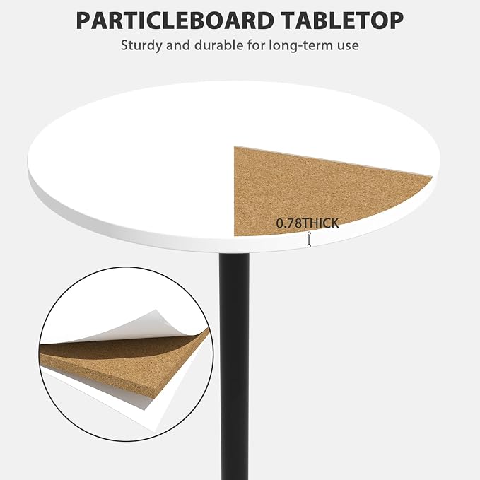 Bar Table Cocktail Table Pub Drink Table - Image 4
