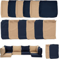 Outdoor Cushions Covers for Patio Furniture, Patio Cushion Covers Replacement by Actualaction
