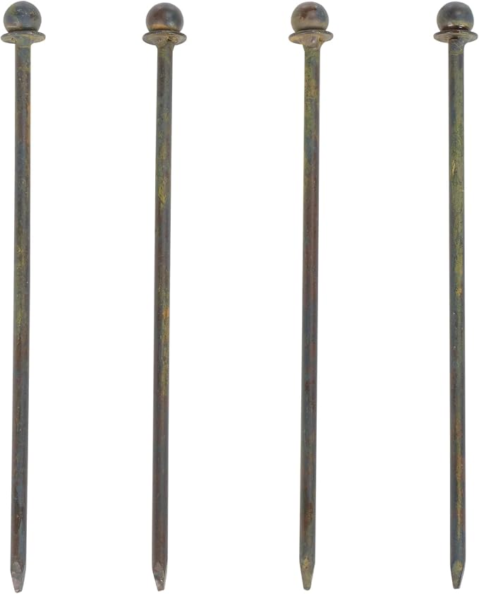 SAFAVIEH Outdoor Collection Mizell Black Rust Lattice Wrought Iron Moon Gateway - Image 6