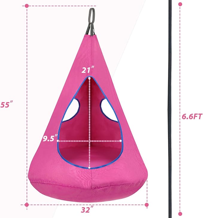 Kids Nest Swing Chair, Hanging Hammock Chair - Image 6