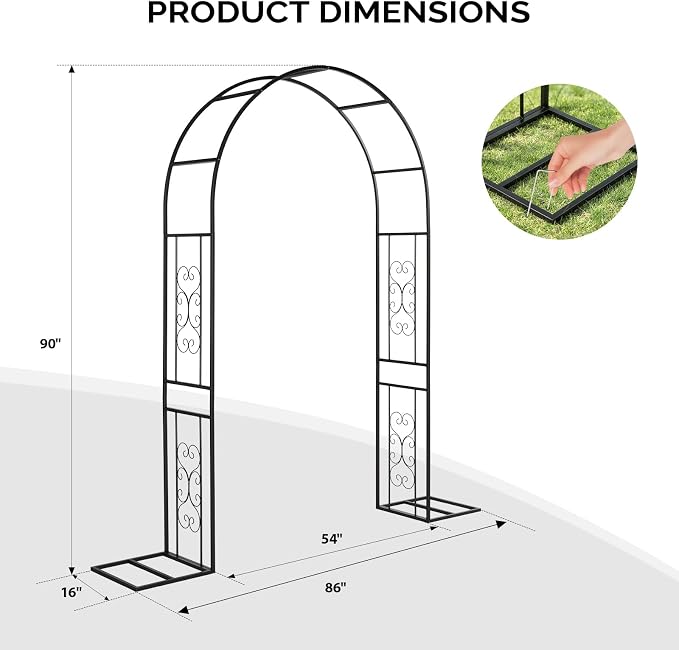 Outvita Garden Arch Trellis - Image 3
