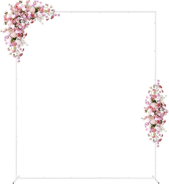 Wokceer Wedding Arch Backdrop Stand Square 7.2 x 6 FT Wedding Arches by Wokceer