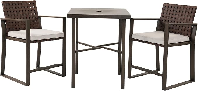 Grand patio 3-Piece Outdoor Counter Height Bar Set - Image 9