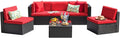 Devoko Patio Furniture Sets 6 Pieces Outdoor Sectional Rattan Sofa Manual by DEVOKO