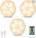 Warm Color LED Closet Lights Motion Sensor Step Light, USB Rechargeable Battery by BringYouWarmLightingCare